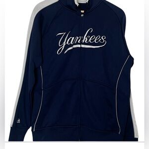 MEN'S MAJESTIC AUTHENTIC NEW YORK‎ YANKEES ZIP UP Size Medium